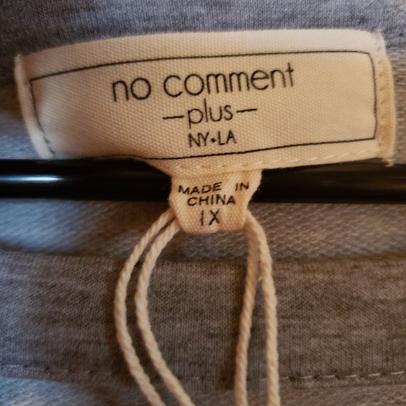 No Comment Plus flare fitted top (1X) - Picture 5 of 6